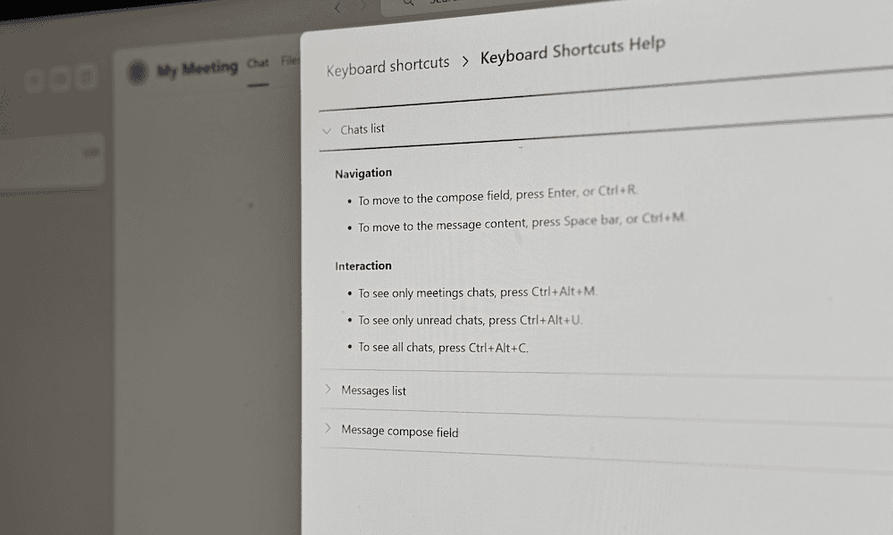 keyboard shortcuts for microsoft teams on a desktop computer.png