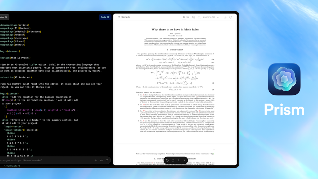 Introducing Prism | OpenAI prism blogpage seo.png