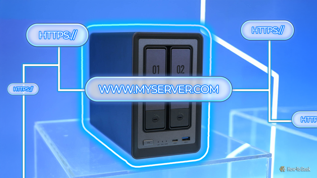 a nas server surrounded by domain names.png