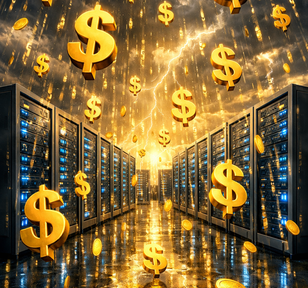 AI datacenter startup Fluidstack in talks for $1B spherical at $18B valuation months after hitting $7.5B, says record dollar signs data center.png