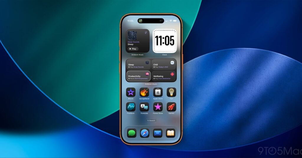 ios 26 4 homescreen ambient music widget.jpg