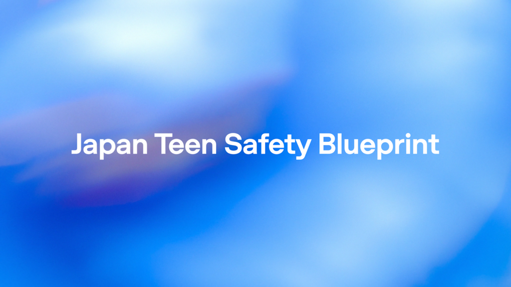 OpenAI Japan pronounces Japan Teenager Protection Blueprint to place youngster protection first japan teen safety blueprint seo.png