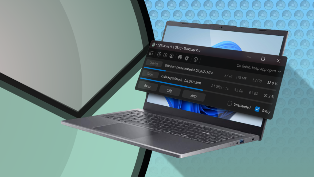 4 causes I take advantage of a 19-year-old app to replicate and transfer information in Home windows laptop running windows 11 displaying the teracopy interface during a file transfer.png