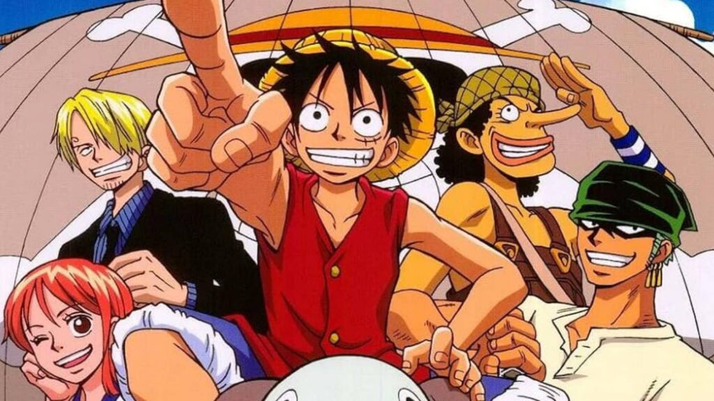 luffy sanji usopp nami and zoro on the going merry in one piece promotional image.jpg