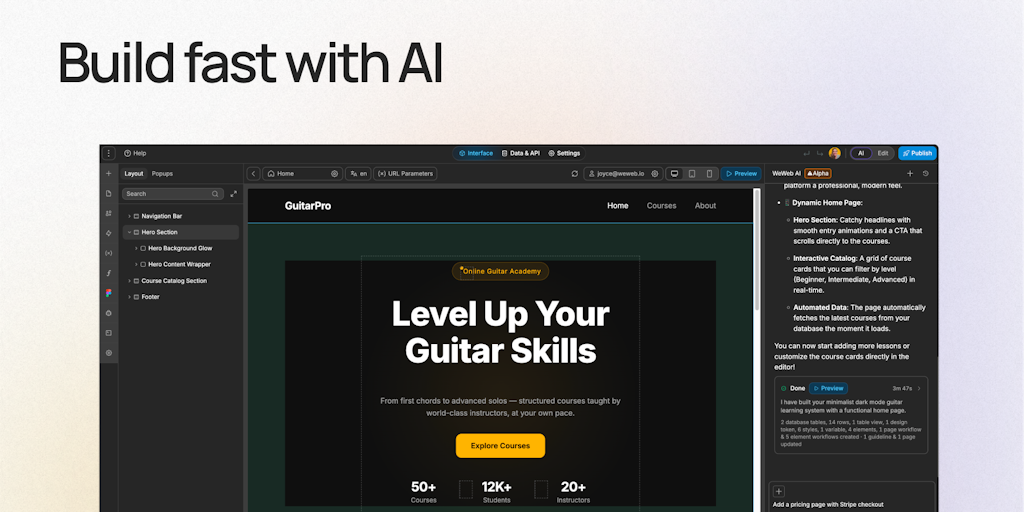 The most productive AI app builder for non-coders with large concepts - WeWeb.io 90fff7f9 046d 46b1 88b8 581ae3d125bc.png