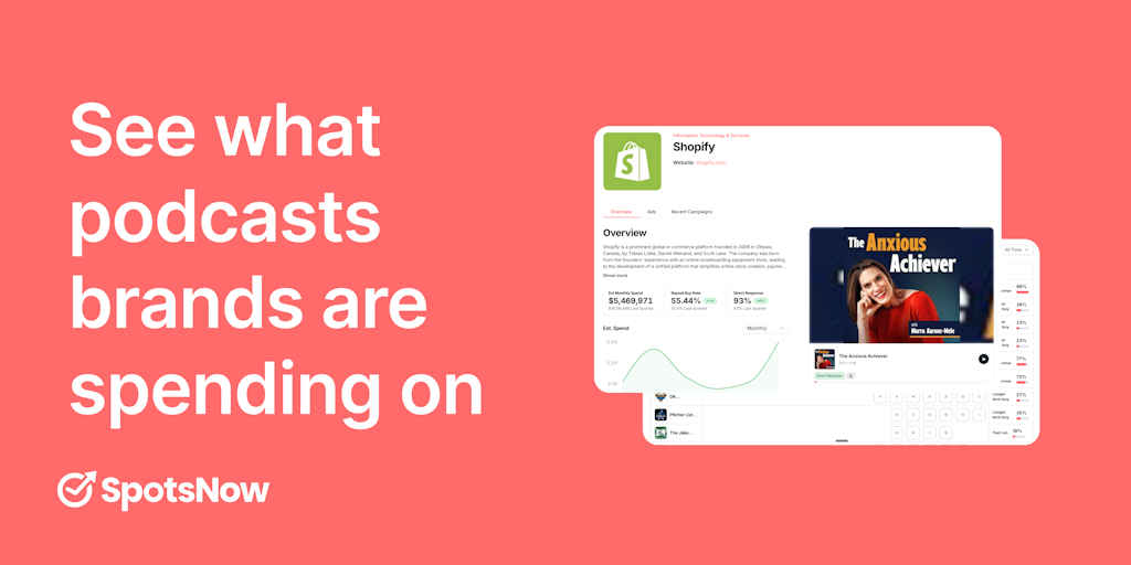 SpotsNow: Monitor who is promoting throughout podcasts w/ marketing campaign insights 98e060c1 583f 46e2 98ab 819228bb31fa.png