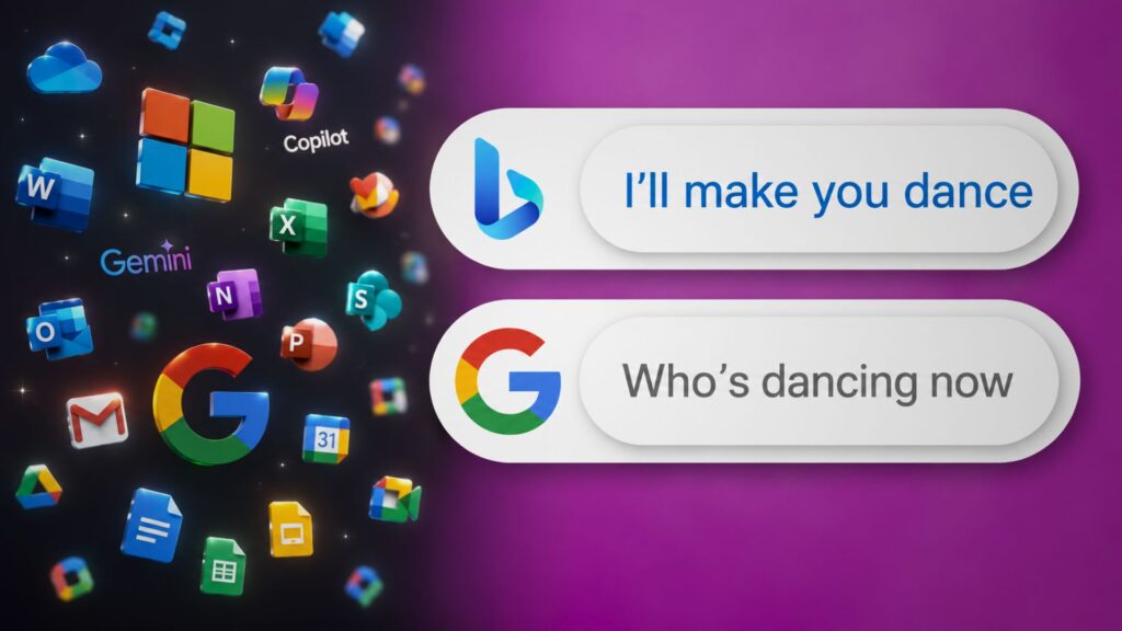 Microsoft mentioned its AI made Google dance in 2023, 3 years later Gemini is thrashing Copilot microsoft once said they will make google dance but things havent worked out well.jpg