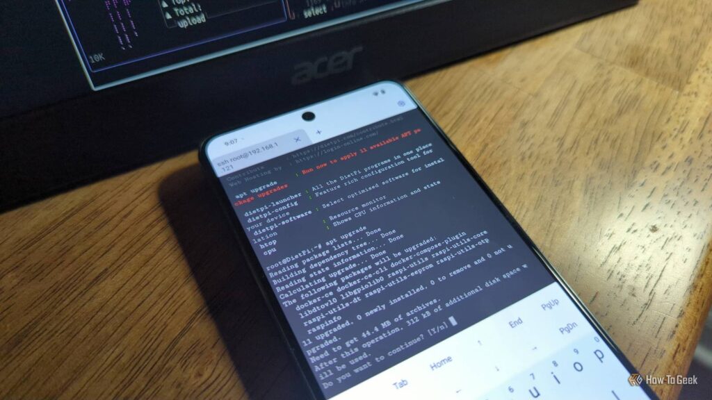 an android phone running an ssh connection to a dietpi instance in the linux terminal.jpg