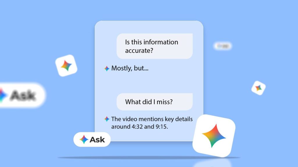 ask gemini answering questions in a chat style interface with gemini icons on a blue background.jpg