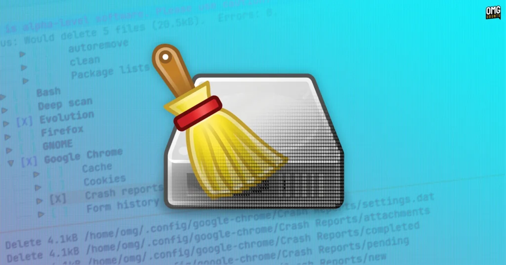 BleachBit's new TUI permits you to blank with no desktop setting bleachbit tui 1.webp.webp