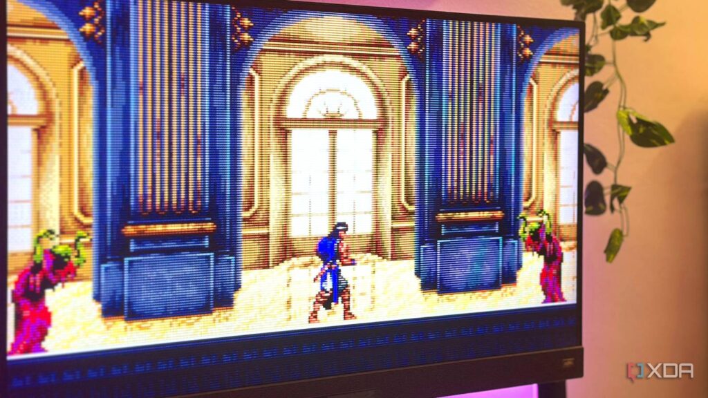castlevania dracula x retroarch emulation with crt shader on gaming monitor.jpg
