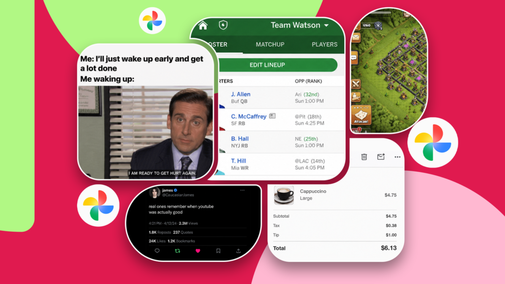 collage of digital clutter in google photos including memes screenshots receipts and random app imag.png