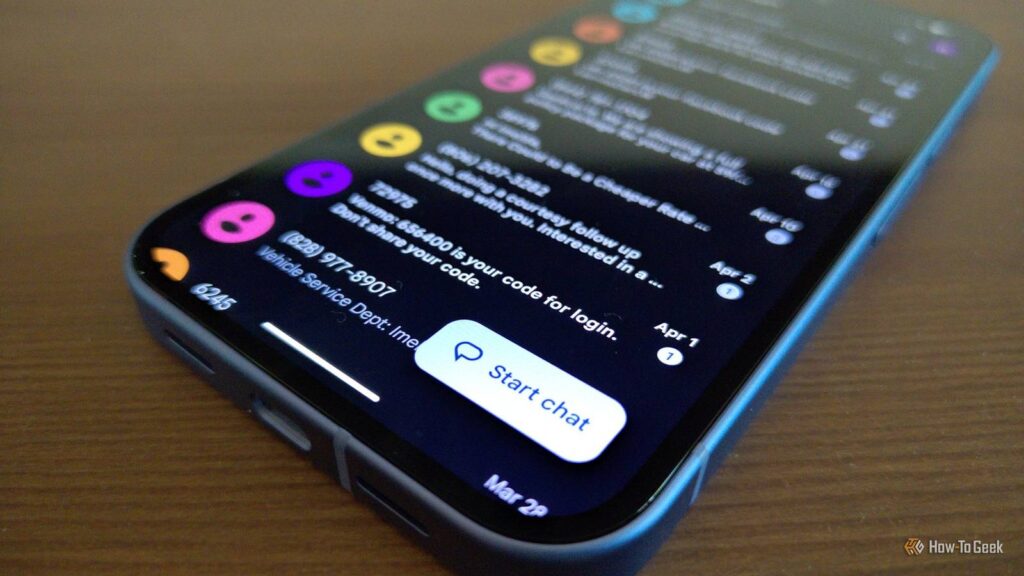 google messages on a google pixel 10a.jpg