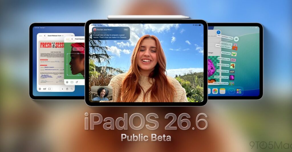Apple releases public beta for iPadOS 26.6, tvOS 26.6, and watchOS 26.6 ipados 26.6 public beta.jpg
