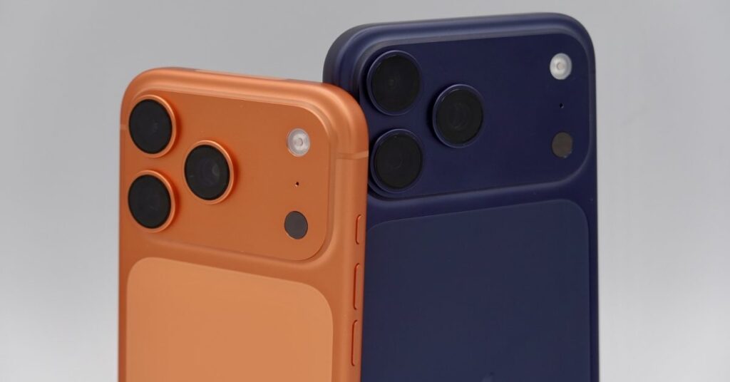 Your iPhone may quickly have 0 useless zones due to a brand new service three way partnership iphone 17 pro pro max orange blue.jpg