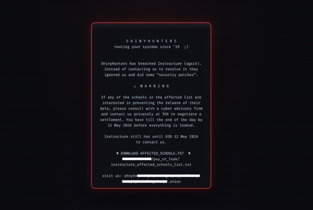 shinyhunters instructure canvas login defacement.jpg