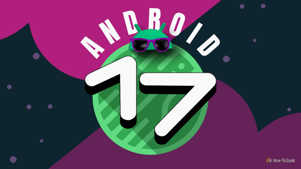 the android 17 logo with the android mascot wearing sunglasses on a purple background.png