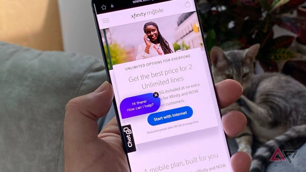 xfinity mobile plans page on phone.jpeg