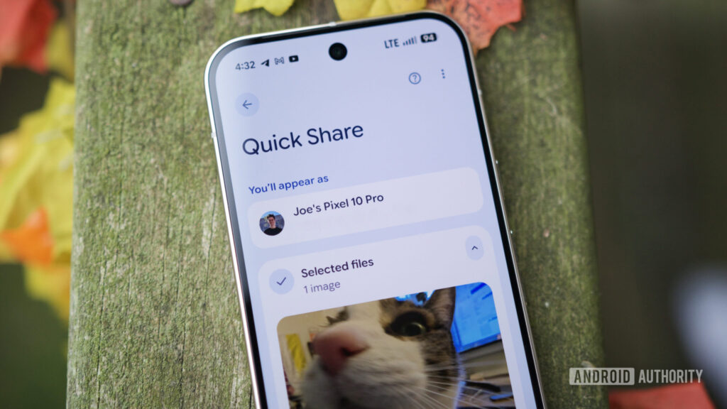 Fast Proportion may quickly give your circle of relatives an more straightforward solution to percentage recordsdata with you quick share might soon give your family an easier way.jpg