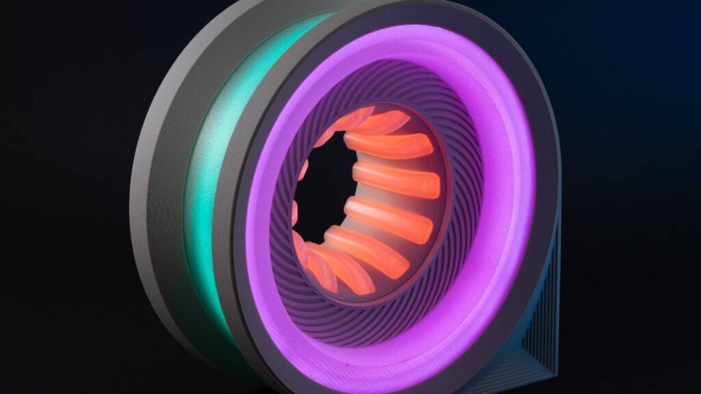 This beautiful 3-d-printable lamp is easily well worth the effort had to make it cyber loop lamp featured.jpg