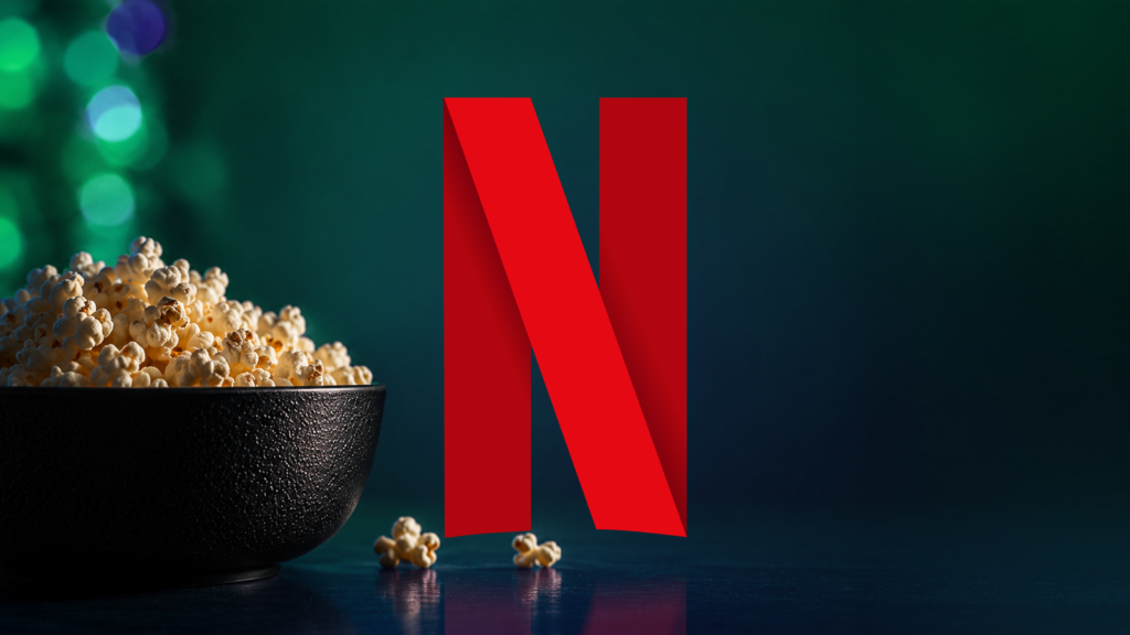 3 newly-added Netflix motion pictures to movement this week (June 1-7) netflix n logo beside a bowl of popcorn on a dark background.png